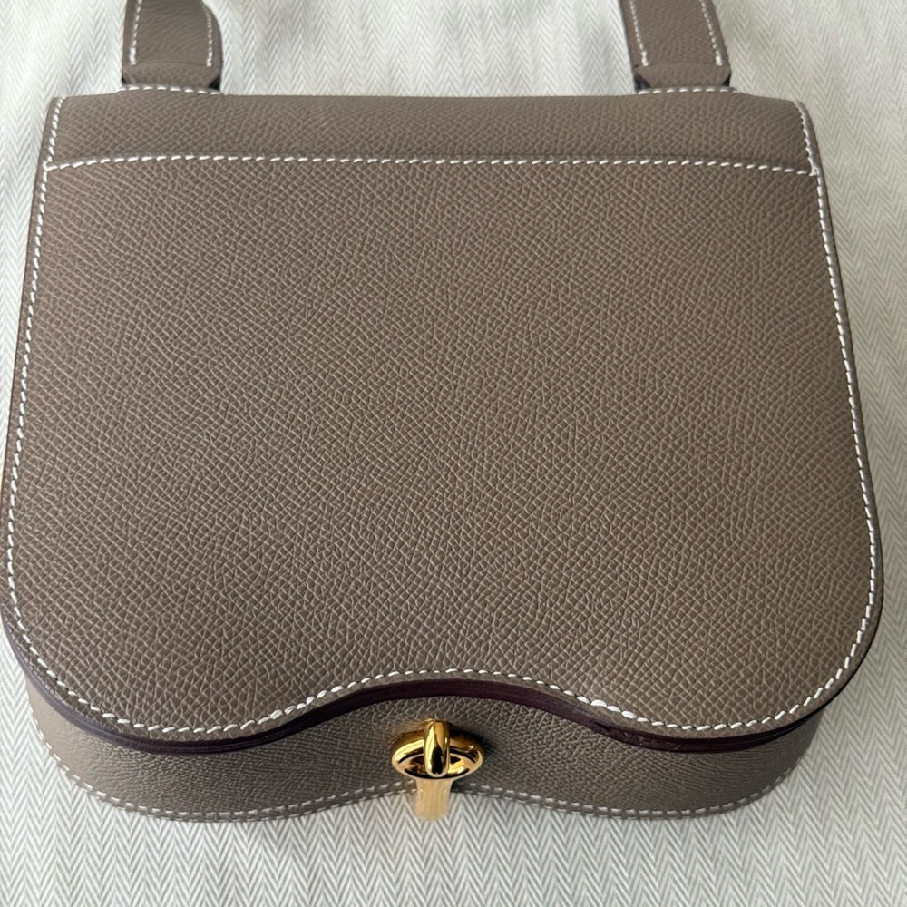 HERMES DELLA CAVALLERIA MINI BAG in EPSOM LEATHER with Gold HW - Picture 13 of 16